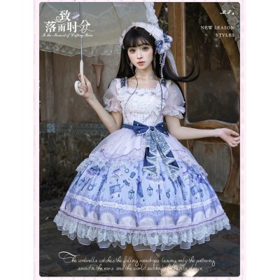 Mademoiselle Pearl To The Moment Of Drifting Rain Blouse JSKs and OP(Reservation/Full Payment Without Shipping)